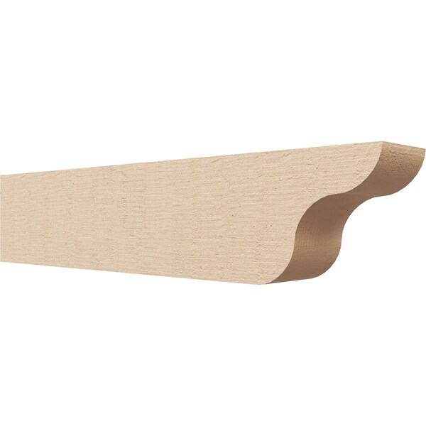 Ekena Millwork 4in. W x 6in. H x 28in. L Carmel Woodgrain TimberThane Rafter Tail, Primed Tan RFTUR04X06X28CARRCPR - main